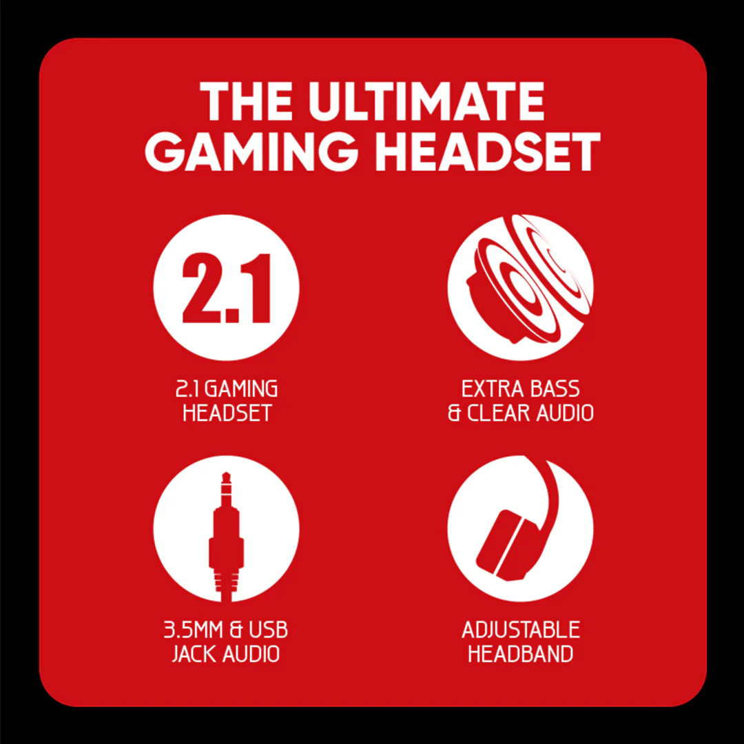 Armaggeddon Pulse 1 Chroma 2.1 Gaming Headset (NEW SEALED) - Image 11