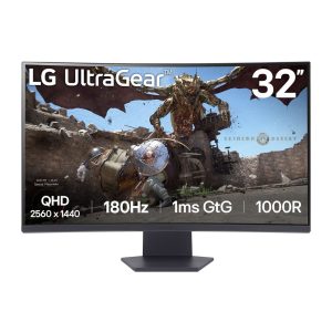 LG UltraGear 32″ QHD VA Curved Gaming 180Hz 1ms (NEW SEALED)