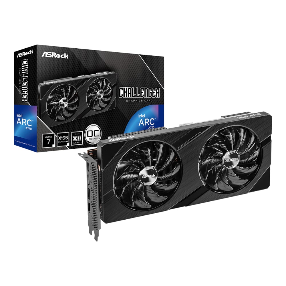 ASRock Intel Arc A770 Challenger OC 16GB GDDR6 256-BIT Graphics Card (NEW SEALED)