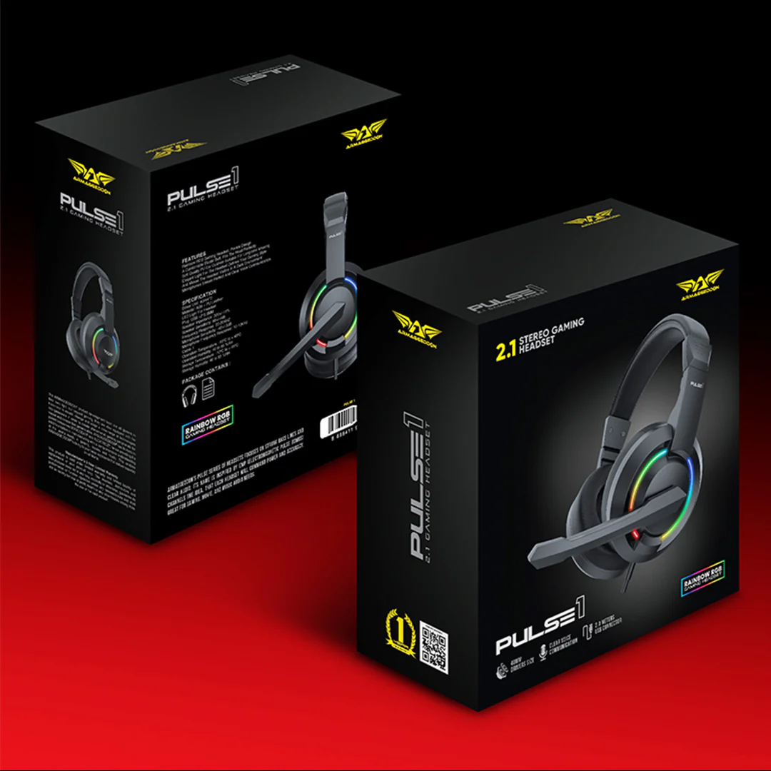 Armaggeddon Pulse 1 Chroma 2.1 Gaming Headset (NEW SEALED) - Image 10