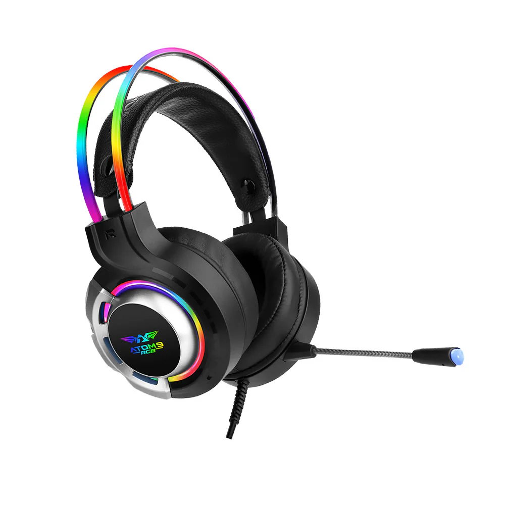 Armaggeddon Atom 9 RGB 2.1 Surround Sound Gaming Headset (NEW SEALED) - Image 8
