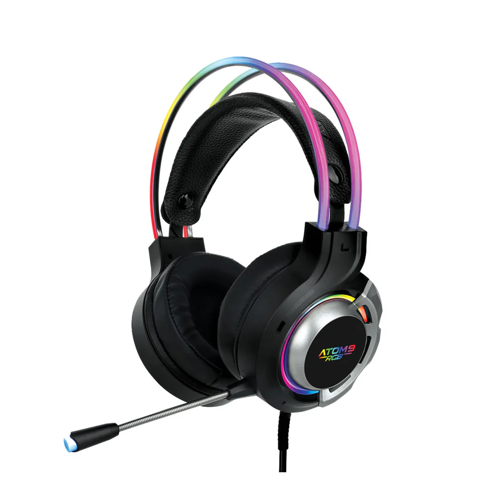 Armaggeddon Atom 9 RGB 2.1 Surround Sound Gaming Headset (NEW SEALED)