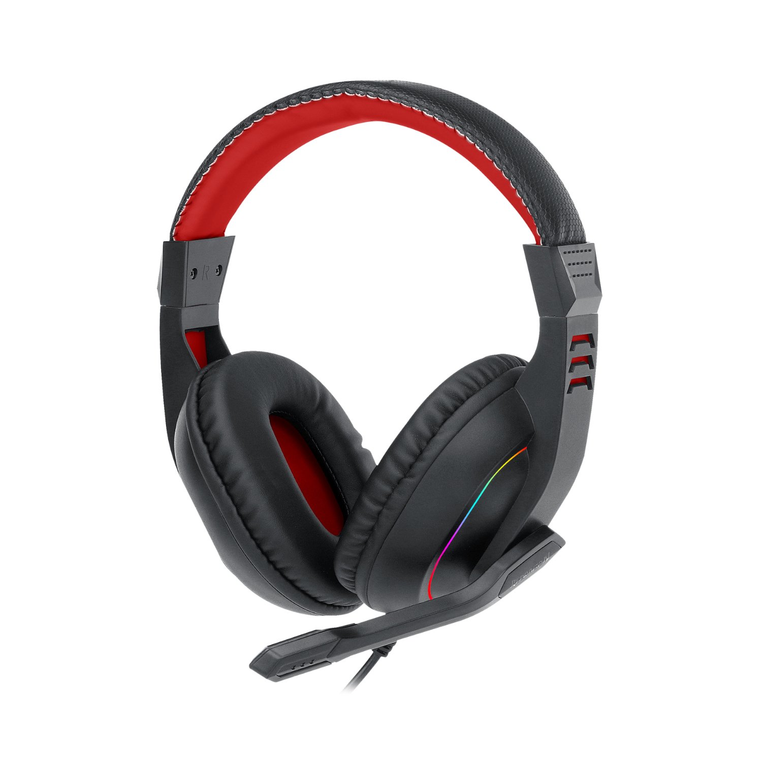 Redragon Over-Ear ARES Aux RGB Gaming Headset – Black (NEW SEALED) - Image 6