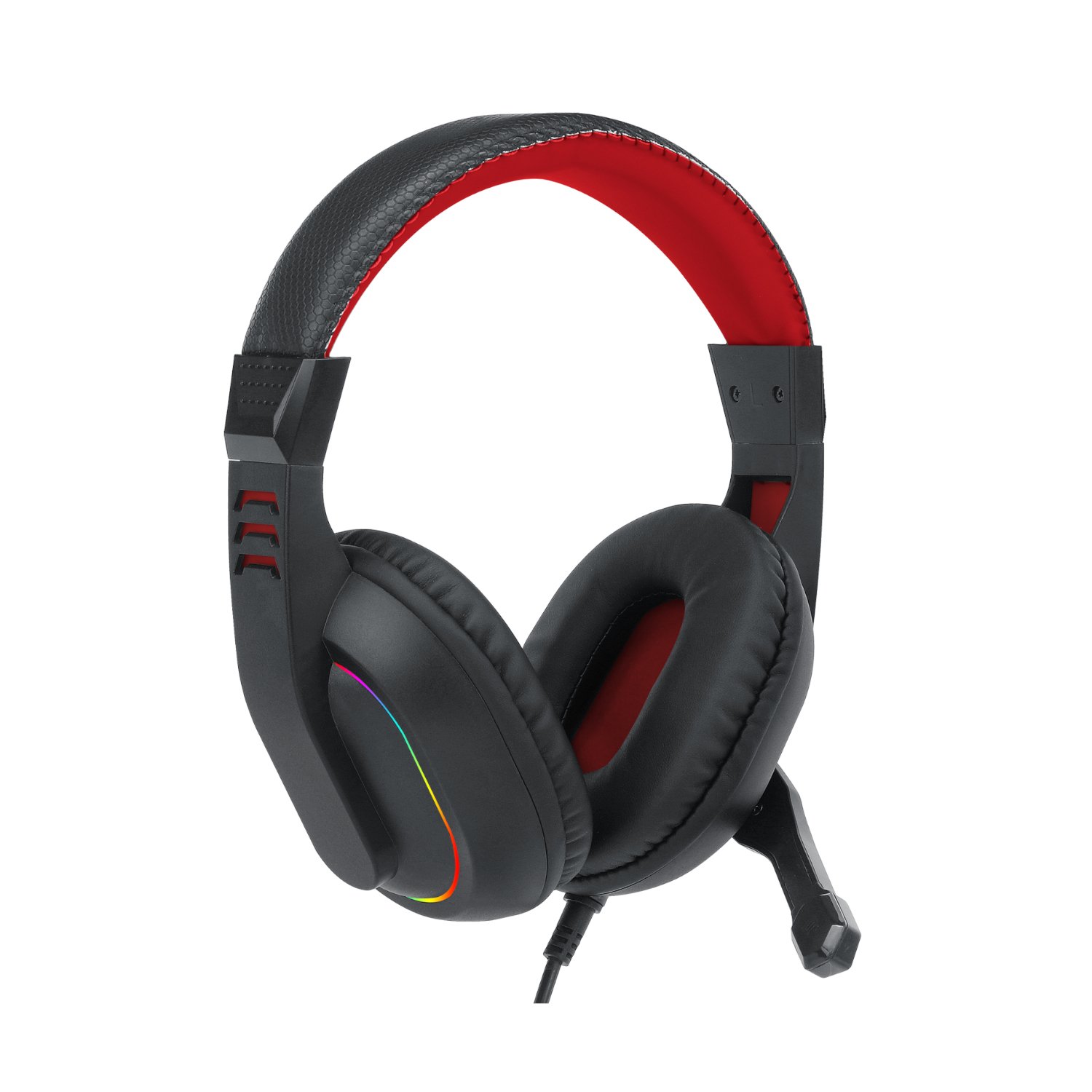 Redragon Over-Ear ARES Aux RGB Gaming Headset – Black (NEW SEALED) - Image 5
