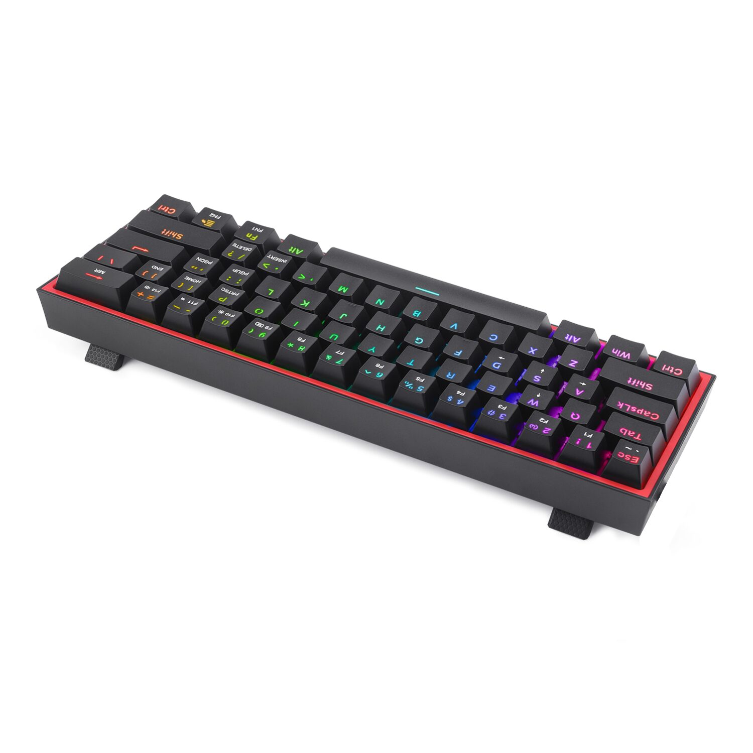 Redragon K617 FIZZ 60% Wired RGB Gaming Keyboard – Black (NEW SEALED) - Image 7