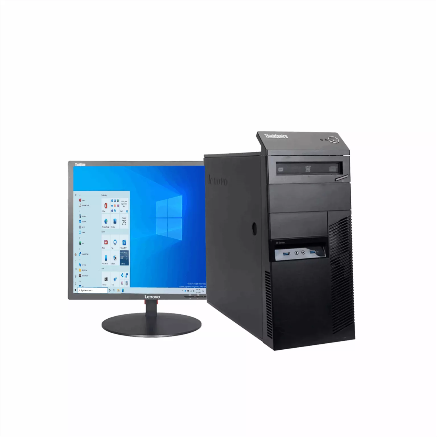 Lenovo Thinkcenter Combo | Intel Core i7-3rd Gen CPU | 8GB RAM | 19" WIDE LCD | Windows 10 Pro. (REFURBISHED)