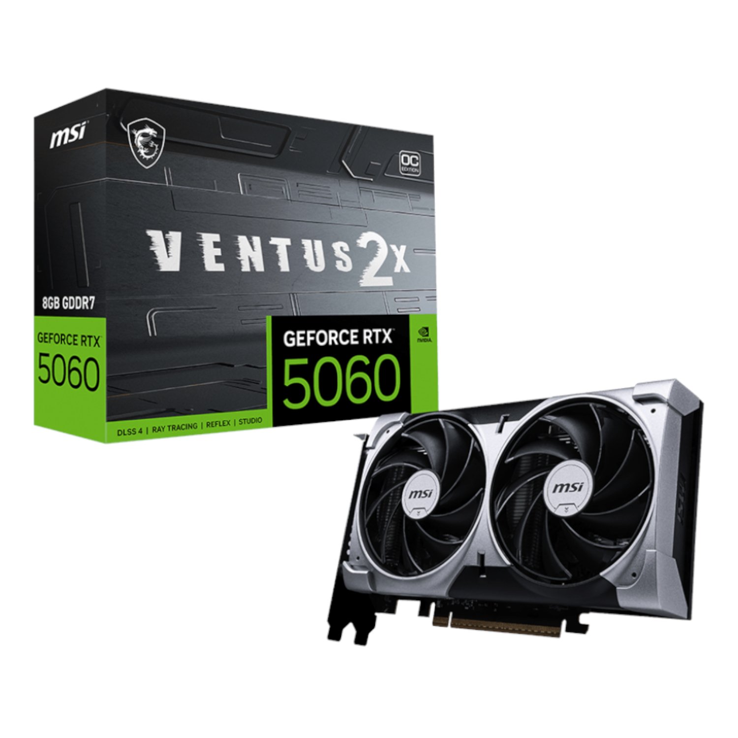MSI GeForce RTX 5060 VENTUS 2X OC 8GB GDDR7 Graphics Card (NEW SEALED)