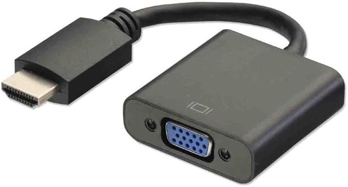HDMI (M) TO VGA (F) 10CM ADAPTOR (NEW)