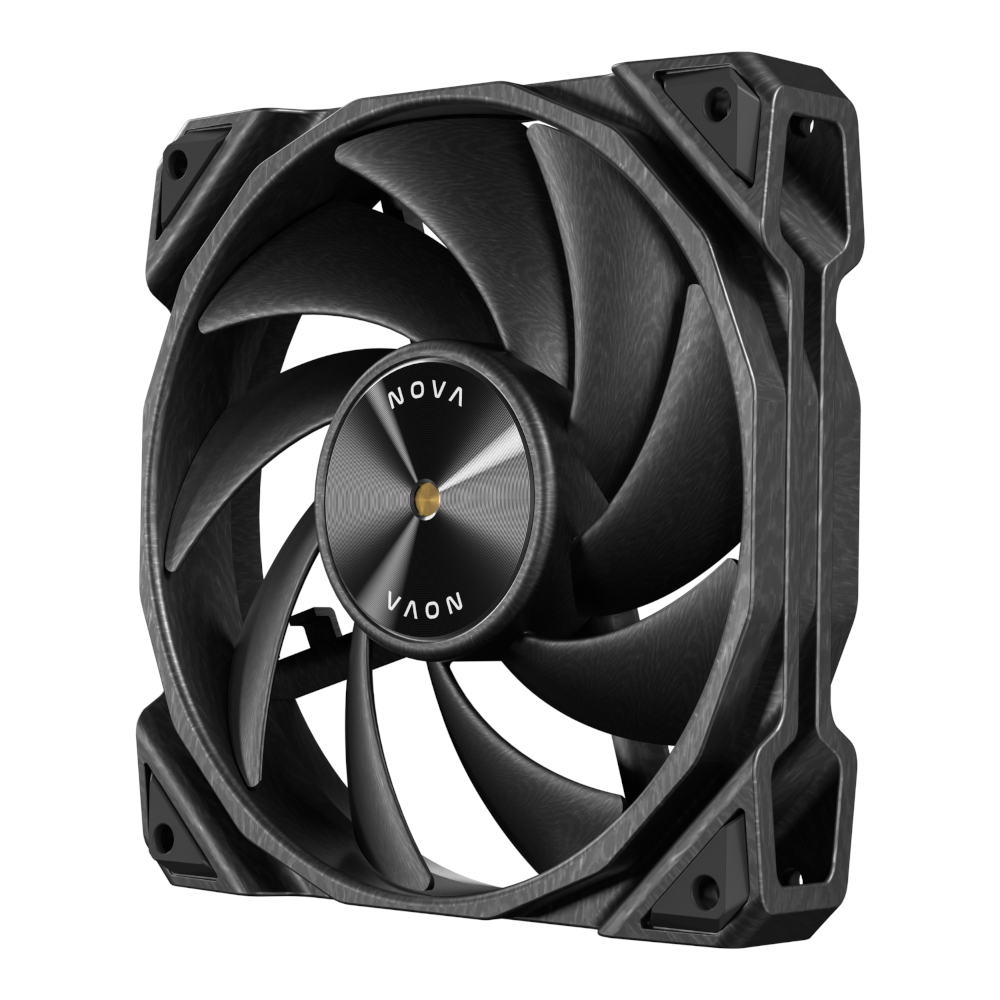 Antec NOVA 120 PWM Fan - 9 BLADE - 3 Pack with Speed Controller – Black (NEW) - Image 3