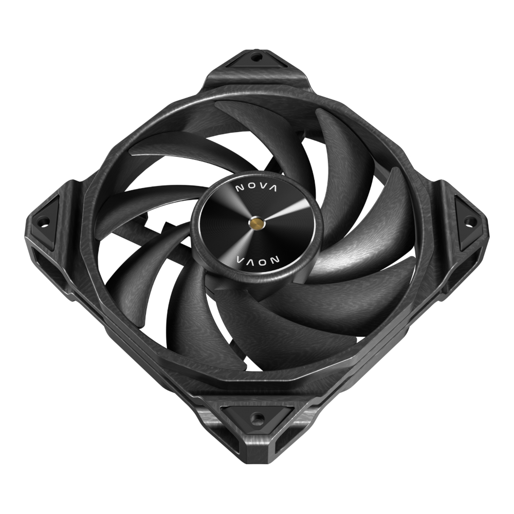 Antec NOVA 120 PWM Fan - 9 BLADE - 3 Pack with Speed Controller – Black (NEW) - Image 4