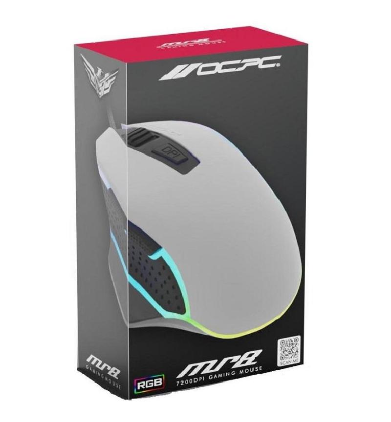 OCPC MR8 7D Wired Gaming Mouse - 7200 DPI, RGB Lighting - 7 Programmable Buttons - Ergonomic Grip(NEW) - Image 3